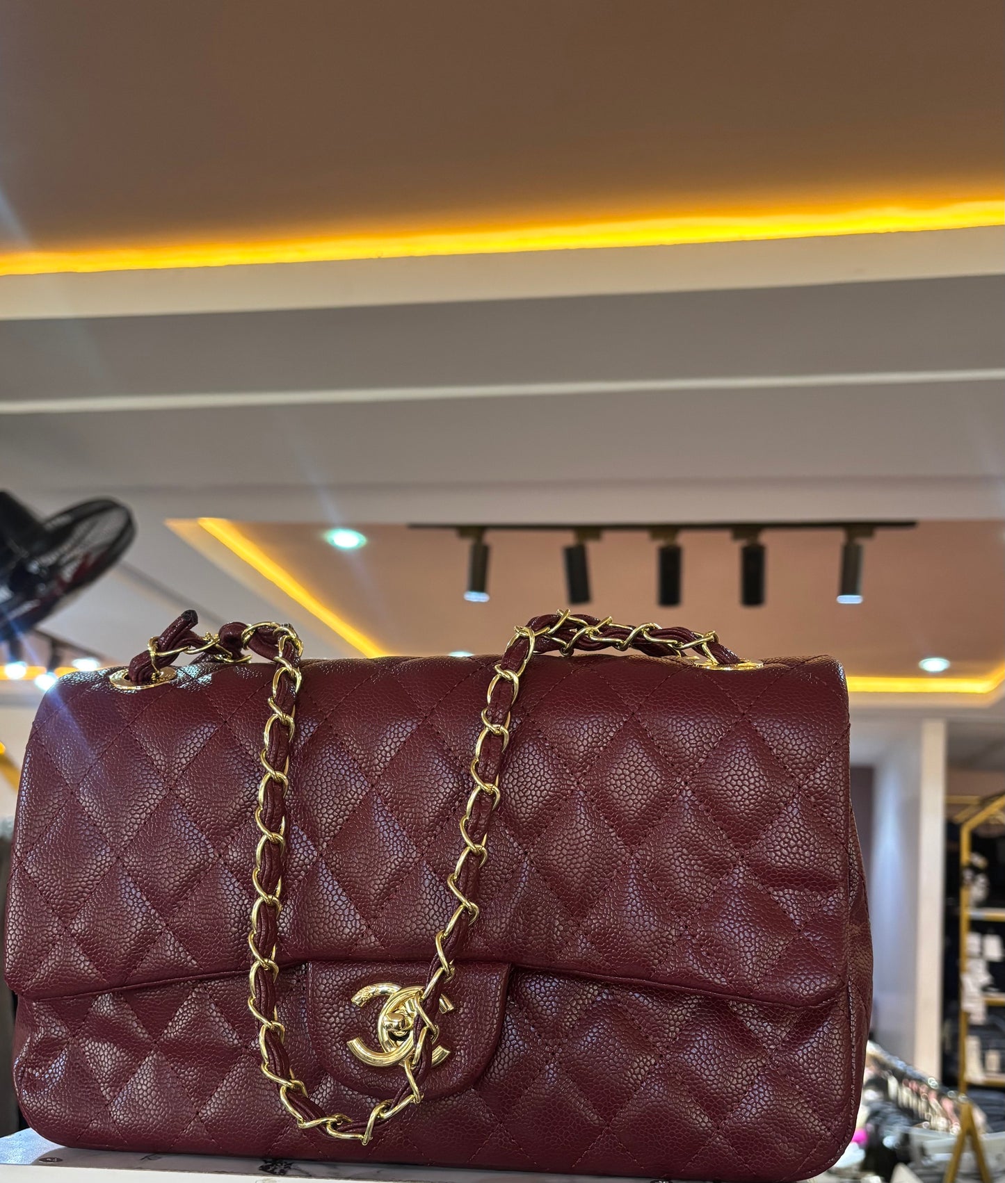 Wine Leather Bag