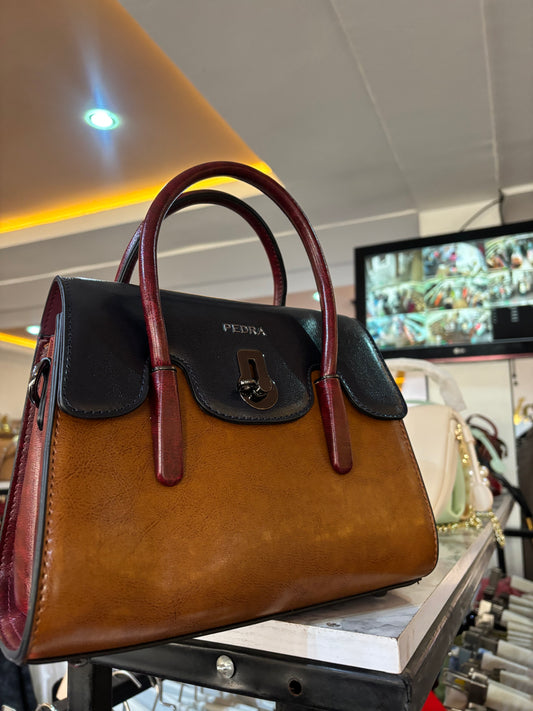 Black and Brown Comfy Ladies Bag