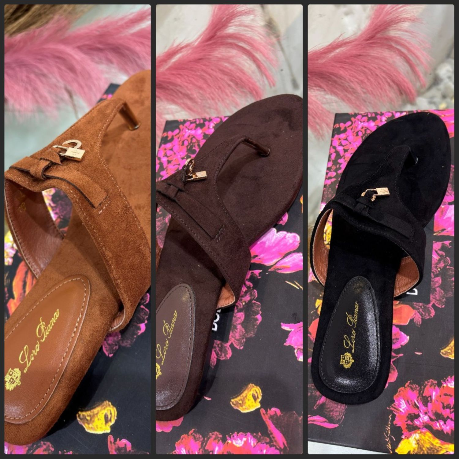 Premium Suede Open-Toe Slide Slippers – Comfort Edition