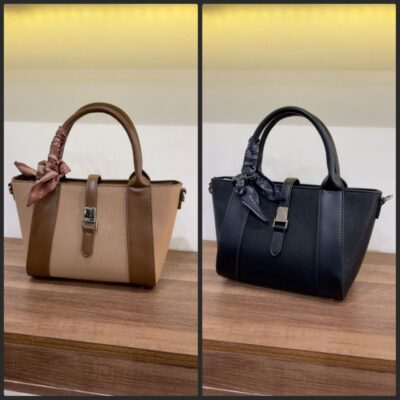 BAGCO Minimalist Structured Canvas Tote Bag