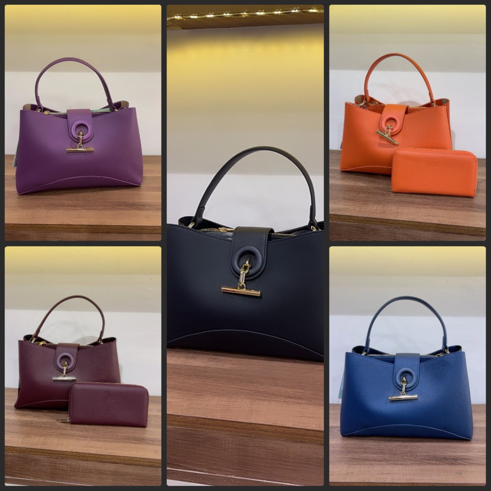 Chrisbella Monogram Top-Handle Bag