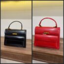 Premium Crescent Hobo Bag with Piston Clasp