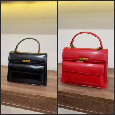 Premium Crescent Hobo Bag with Piston Clasp