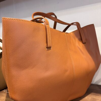 Premium Leather Foldable Tote Bag