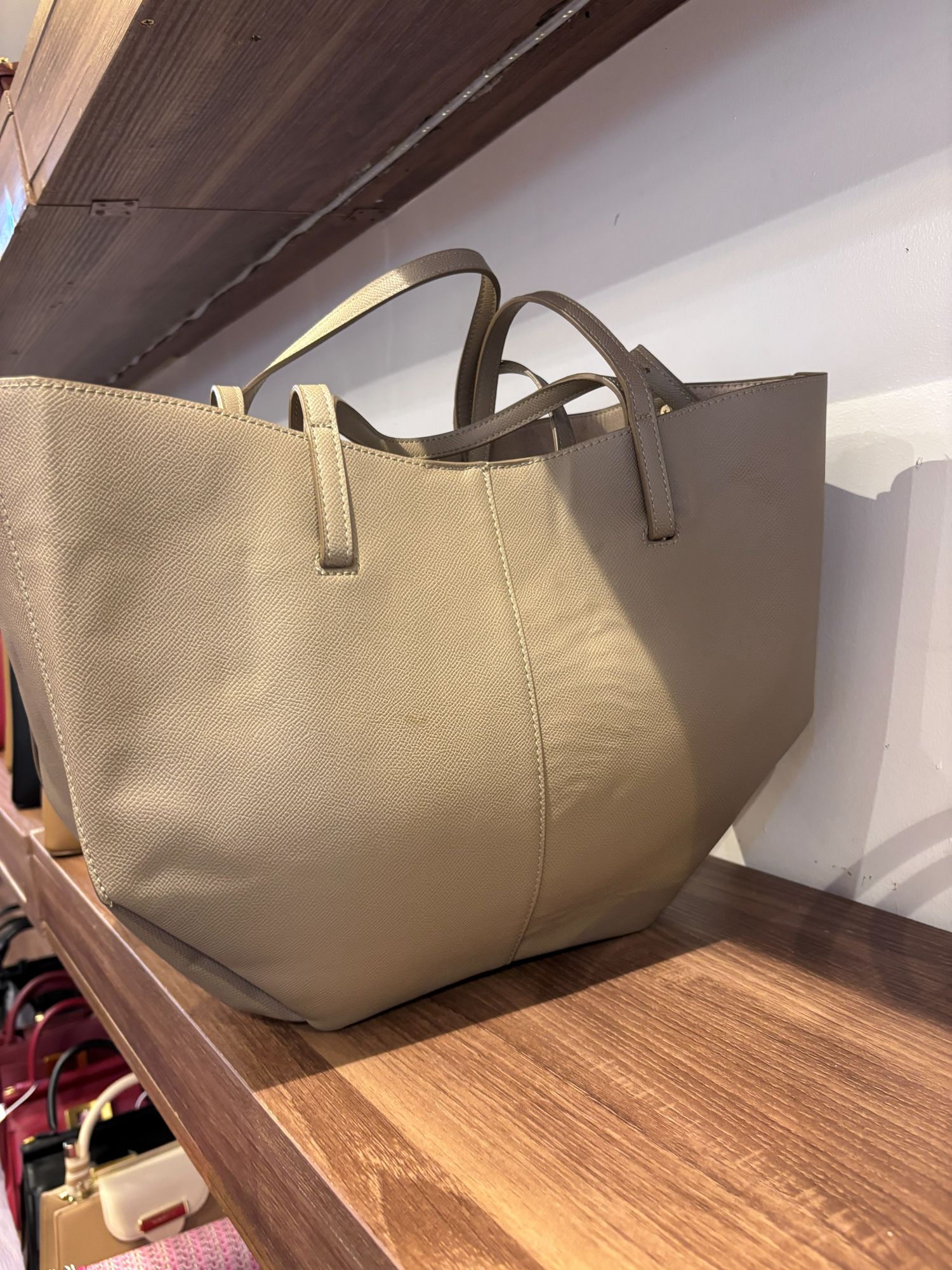 Premium Leather Foldable Tote Bag - Image 6