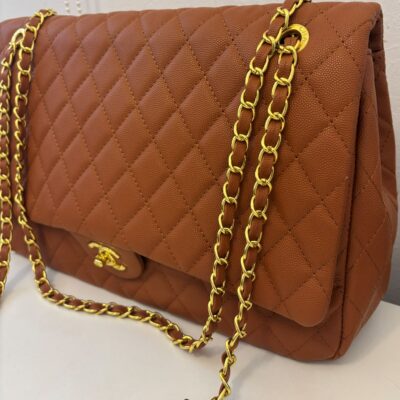 Classic Channel Jumbo Flap Shoulder Bag
