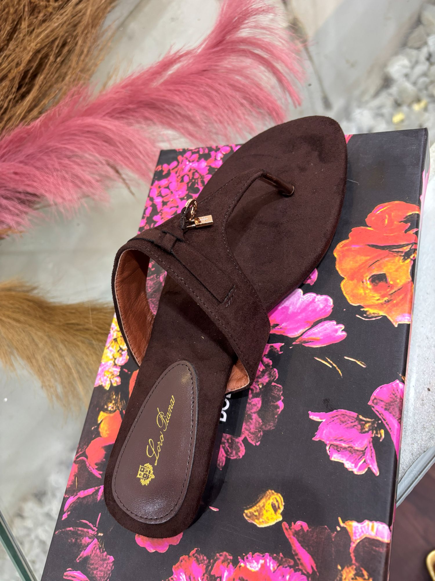 Premium Suede Open-Toe Slide Slippers – Comfort Edition - Image 3
